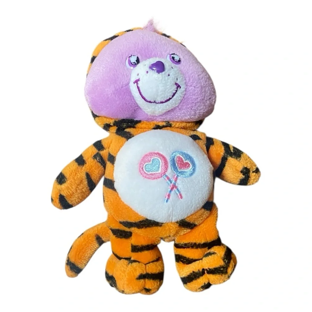 Vintage Care Bears (2002) Halloween Share Bear in a Tiger Costume